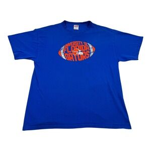 Vtg Florida Gators Shirt Mens Large Blue NCAA Football Soffe Graphic T-Shirt